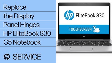 Replace the Display Panel Hinges | HP EliteBook 830 G5 Notebook | HP Support