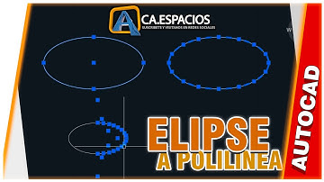 TIPS CONFIGURACION PELLIPSE EN AUTOCAD, ELIPSES A POLILINEA.