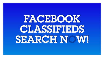 Facebook Classifieds Ad