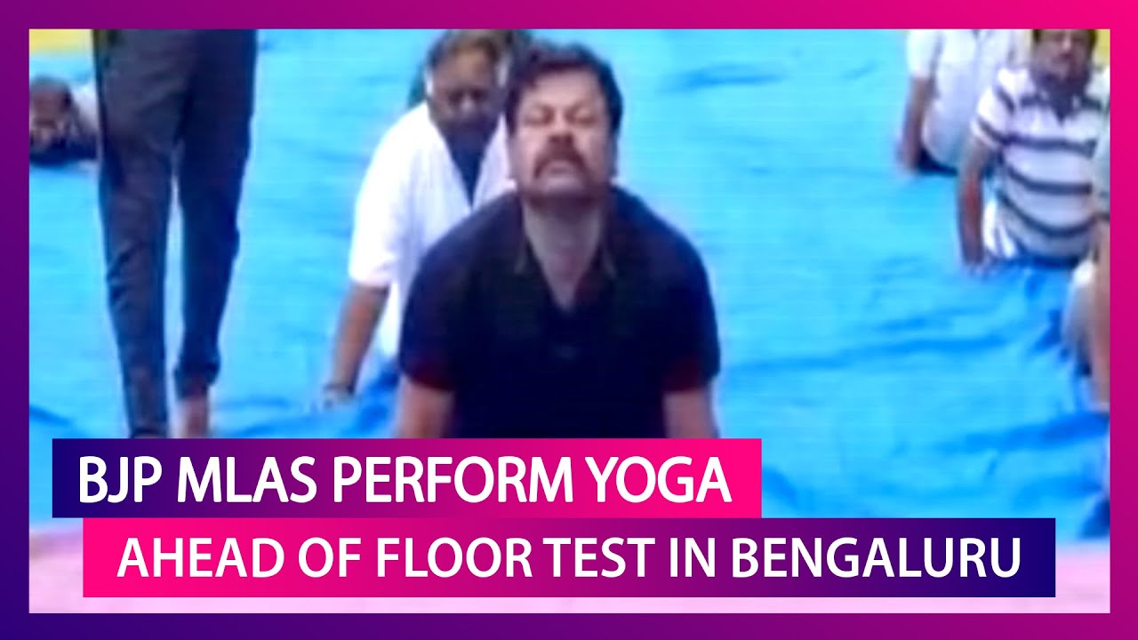 Karnataka Floor Test: BJP Lawmakers Perform Yoga Ahead at Ramada Hotel