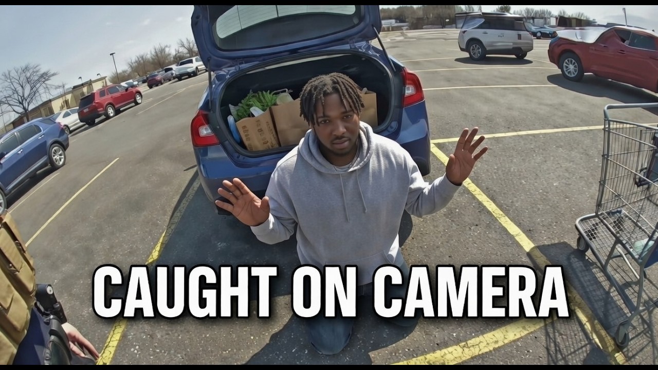 Parking Lot Detention Caught on Camera - YouTube