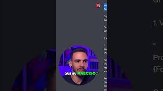 Prompt Perfeito: Crie Prompts de IA Incríveis Agora! #shorts
