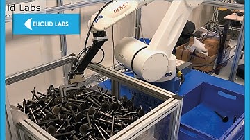 Random bin-picking with denso robot by Euclid Labs
