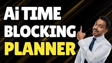 How to Build an AI Powered Time Blocking Schedule