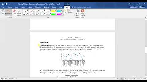 Constructing & Interpreting Time Series Plots
