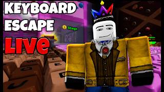 🔴Live Best Roblox +1 Speed Keyboard Escape!🔥Join Up! #roblox