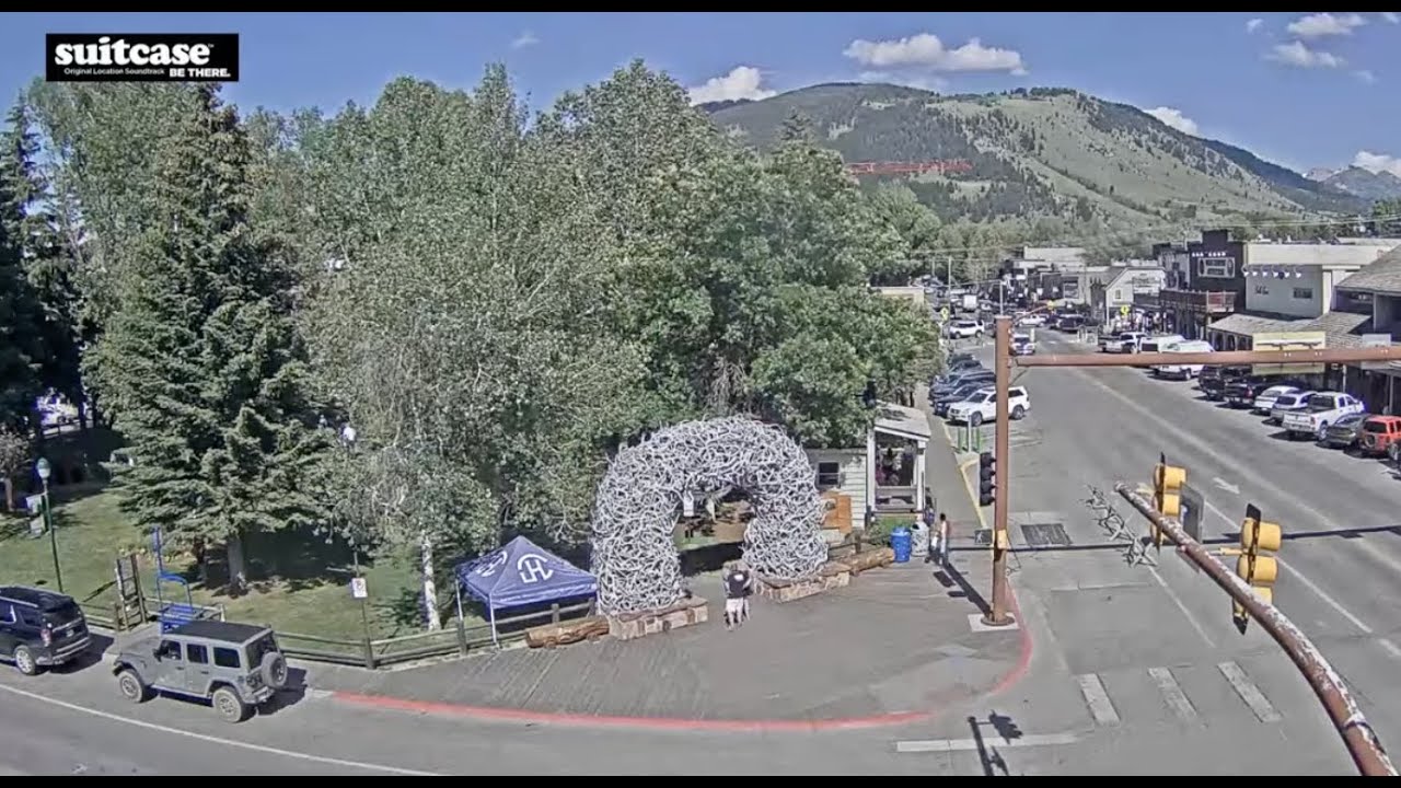 See Town Square Southwest Live Webcam & Weather Report in Jackson Hole