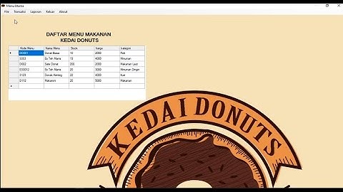 Belajar Membuat Aplikasi Penjualan Dengan Vb.Net 2010
