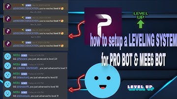 How to setup a LEVELING SYSTEM for Pro bot & Mee6 bot | DISCORD EDUCATION