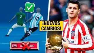 OFICIAL: Así es la ESPECTACULAR NUEVA REGLA del FUERA DE LUGAR que dará más goles ¡Y 7 REGLAS MÁS!🤯