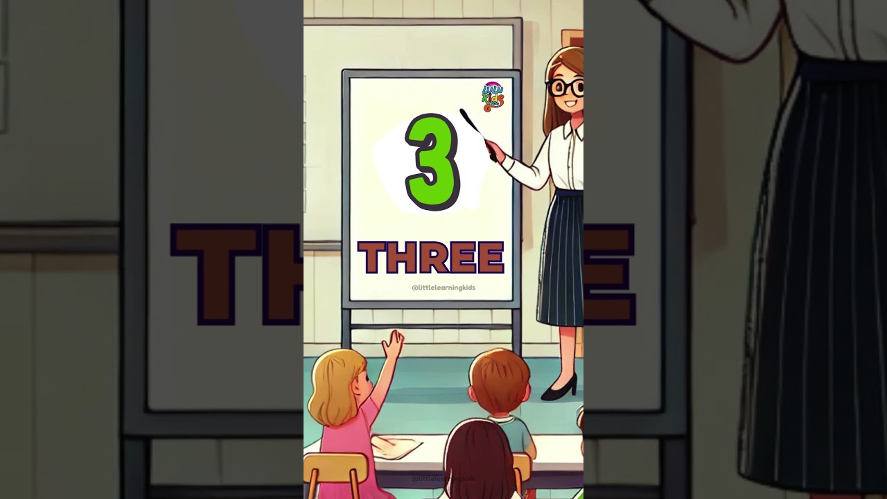 Spellings of Three | 1 to 5 Spellings | Spell the Numbers  