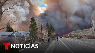 California enfrenta incendio y hay millones de personas en riesgo por lluvias | Noticias Telemundo