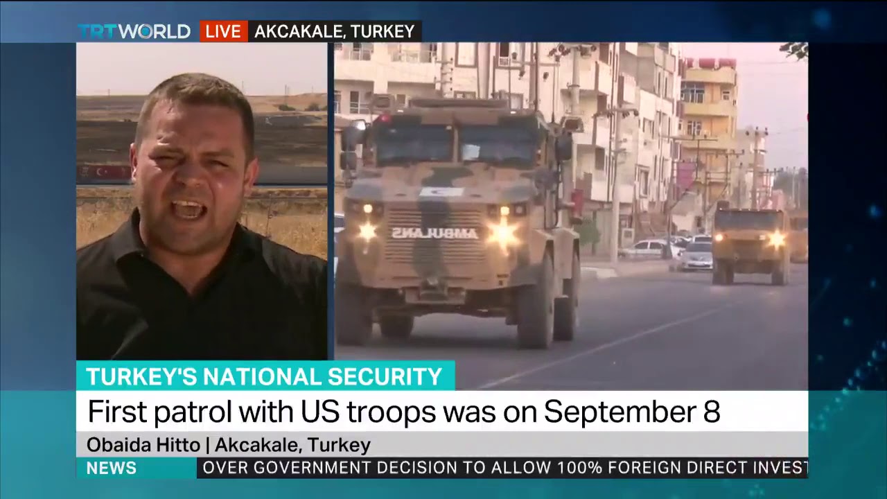 Turkey US  troops conduct joint patrols in NE Syria