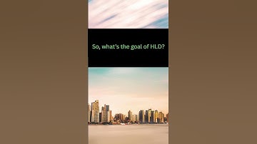 HLD Explained in 1 Minute | Software Architecture Basics #shorts