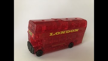 Original 3D Crystal London Bus Puzzle