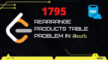 Rearrange Products Table (Leetcode 1795) in Telugu