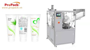 Máy chiết hàn đáy tuýp nhựa bằng sóng siêu âm tự động