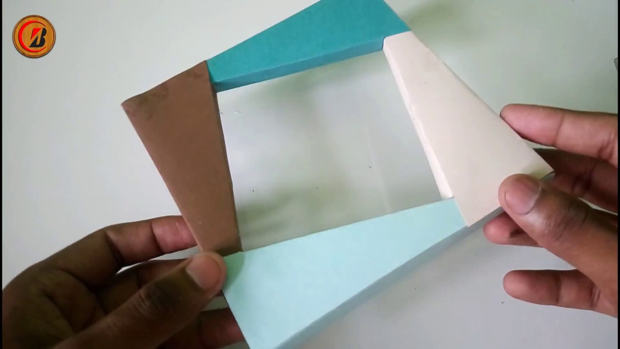 Photo frame DIY Ideas/ How TO Make Easy Photo frame At Home/ Easy Paper Craft YouTube