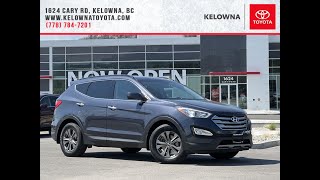 Player Profile Blue 2013 Hyundai Santa Fe Sport Premium Review Kelowna BC - Kelowna Toyota
