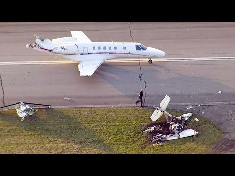 Ölümle Biten Uçak Kazası 1 Manşet Two dead after planes collide at Indiana airport