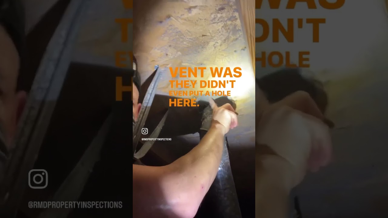 IMPROPER CLOTHES DRYER VENT INSTALLATION