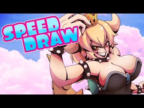Speed Draw: Bowsette