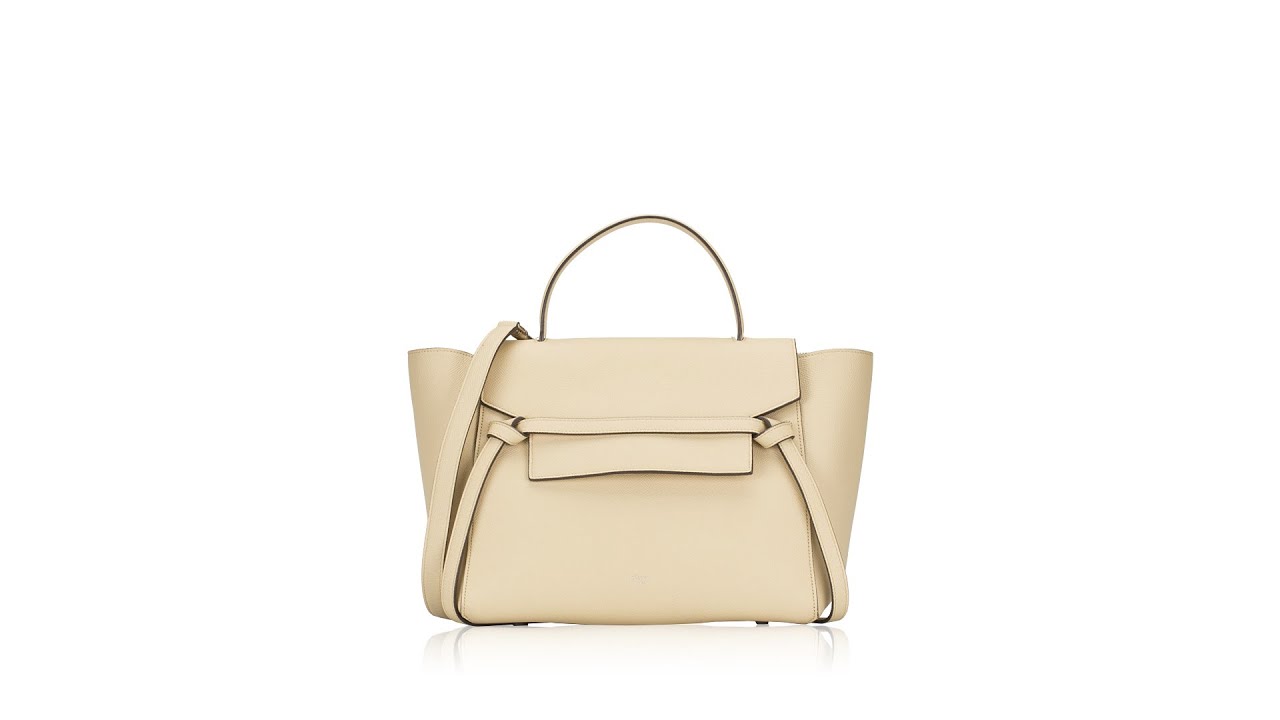 Celine Micro Belt Bag Cream - YouTube