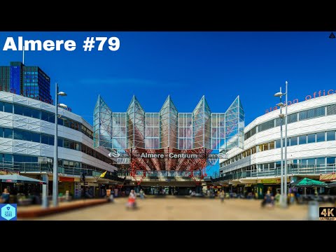 4K - Almere City driving downtown - the Nederlands - 2020 #79