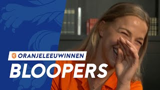 Bloopers bij de OranjeLeeuwinnen!