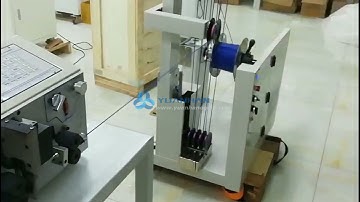 Wire Cutting and Stripping Machine with Cable Prefeeder Dereeler Machine