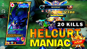 Helcurt Maniac : Brutal 20 Kills Aggressive Gameplay 2022