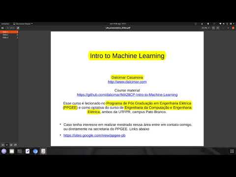 Machine Learning - L00 Apresentação do curso de Machine Learning - YouTube