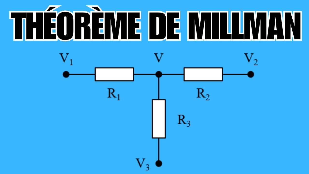 Théorème de Millman | Application sur les Circuits Électriques
