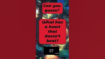 Can You Guess? What Has a Heart That Doesn’t Beat? 🤔❤️ | #brainteaser #shorts #viralshorts #trending