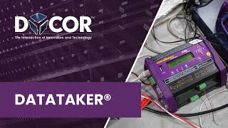DataTaker for General Purpose and Specialized Data Acquisition