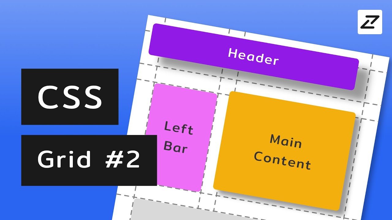 สอน html css  New Update  สอน CSS #14 - Grid part 2 - จองที่ดินแบบเสี่ยๆ