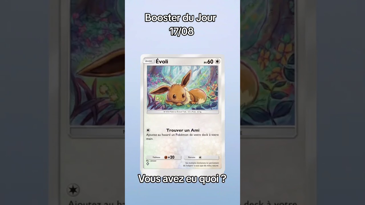 Booster du Jour 17/08 