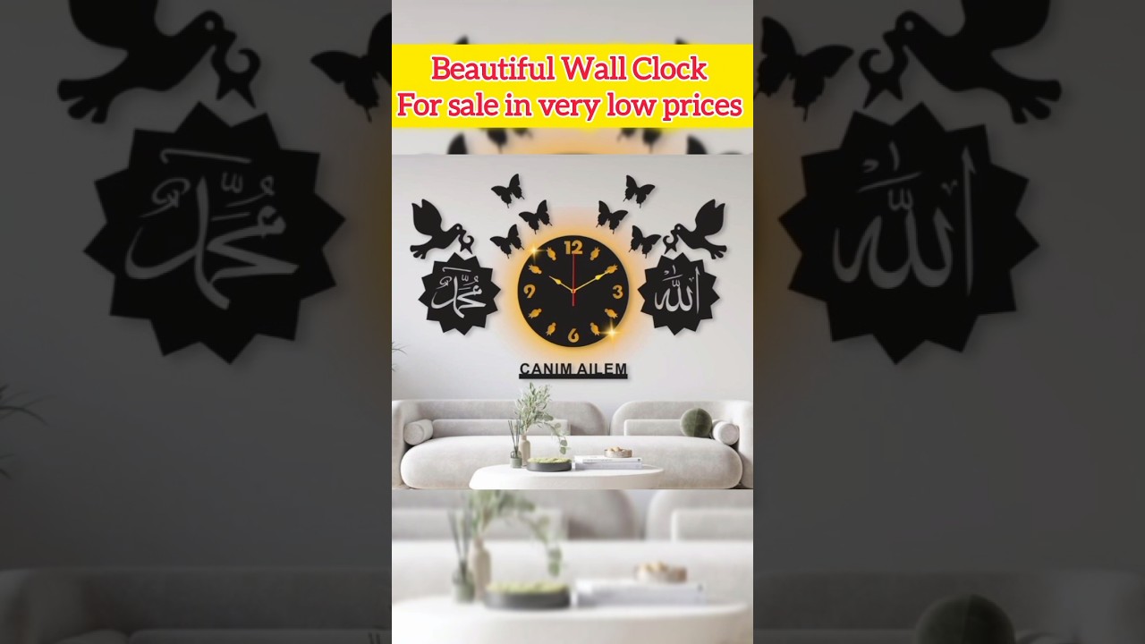 •  Material: MDF Wood•  Product Type: Wall Clock With Light•  Size: 40 x 25 