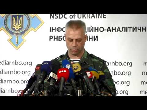 Andriy Lysenko. Ukraine Crisis Media Center, 3rd of September 2014