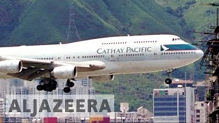 Hong kong airline, cathay pacific, has flown its last flight of a
passenger boeing 747 over the city's harbour. original jumbo jet is
being replaced with...