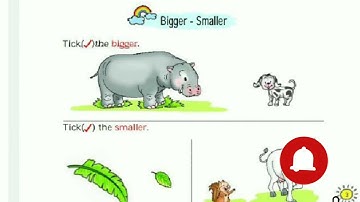 bigger smaller ( class -1) Maths biggest smallest
