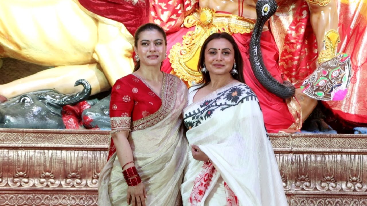Kajol And Rani Mukherjee Together Durga Puja 2025