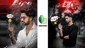 Snapseed - New Instagram Viral Dp Editing | New Snapseed Photo Editing Tutorial | Lightroom Tutorial