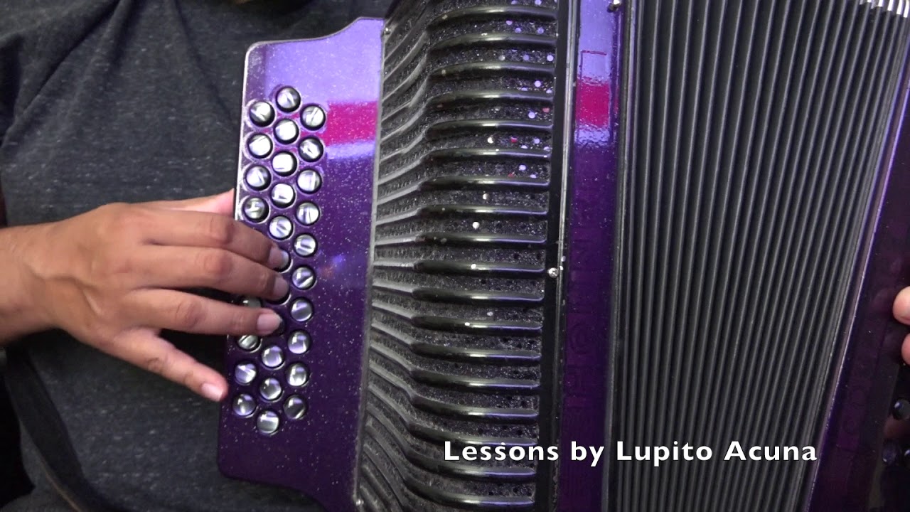 Margarita, Margarita Conjunto Tex Mex Style Button Accordion lesson G