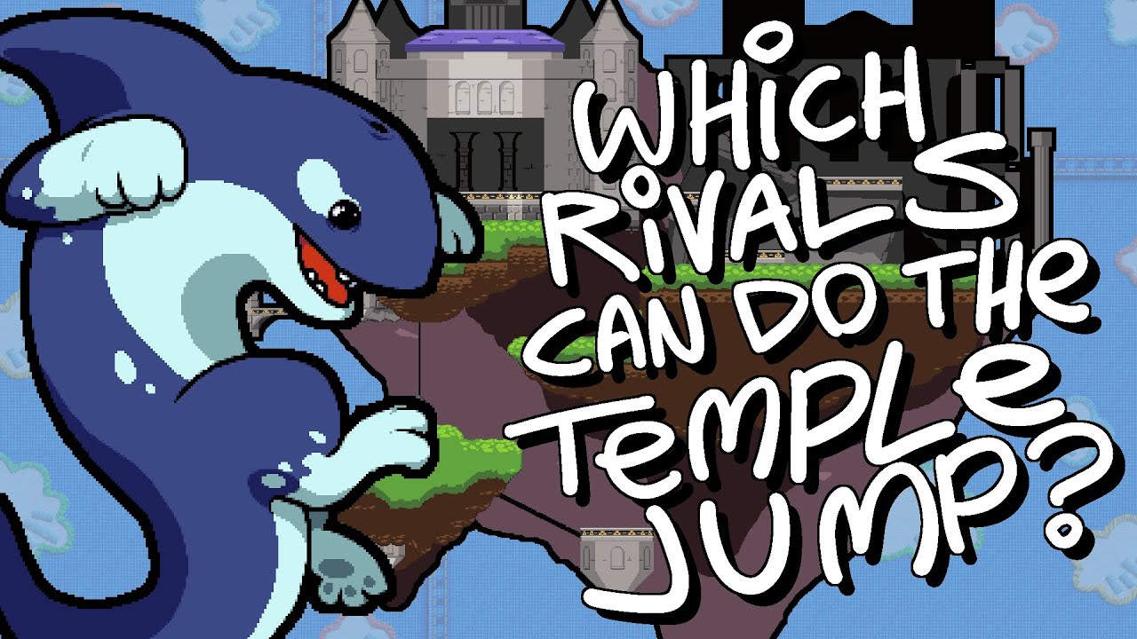 Which Rivals of Aether characters can do the Hyrule Temple Jump?