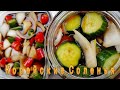 Корейские Соленья Рецепт Korean Soy Sauce Onion and Cucumber Pickles Recipe 간장 양파와 오이 장아찌 만들기