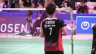 !佐々木翔 × 桃田賢斗 2nd バドミントン日本リーグ2013 1228
