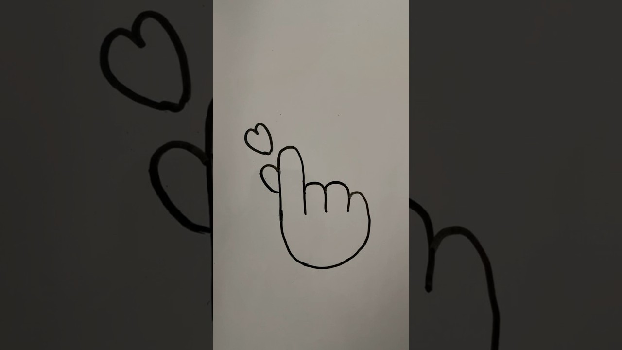How to draw hand using M letter |Hand drawing 