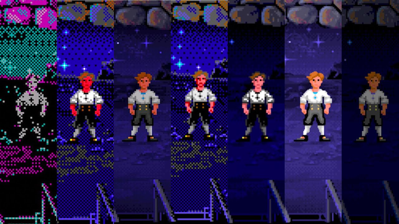 The Secret of Monkey Island - Versions Comparison (HD)