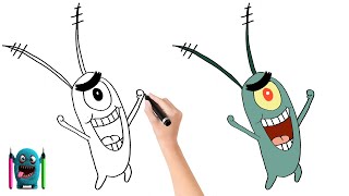 Plankton Çizimi How To Draw Sponge Bob Plankton